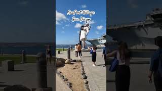 Seaport Village San Diego 4k walk tour San diego Seaport village [upl. by Pruchno977]