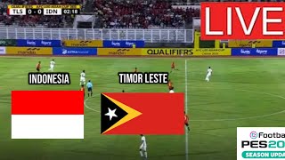 INDONESIA VS TIMOR LESTE AFC U20 ASIAN CUP QUALIFIERS live score ai [upl. by Iaka]