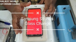 Samsung S9 Plus Glass Replacement galaxymobile [upl. by Hgielak]