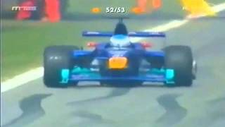 F1 2000 Monza Start Crash [upl. by Nerred]