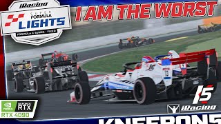 Super Formula Lights  Barcelona  iRacing Road [upl. by Eirod]