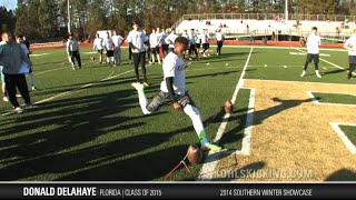 Donald De La Haye Highlights  D1 Scholarship Top Kicking amp Punting Prospect  Kohls Kicking Camps [upl. by Rodmann]