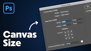 How to Change Canvas Size in Photoshop [upl. by Adar]