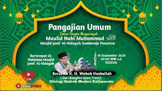 🔴LIVE PENGAJIAN UMUM  MAULID NABI MUHAMMAD SAW  MASJID JAMI AL HIDAYAH SUMBEREJO PAMOTAN [upl. by Euqinot]