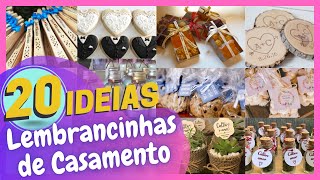 20 MELHORES LEMBRANCINHAS PARA CASAMENTO  Ideias de Lembrancinha de Casamento Gastando Pouco [upl. by Skees]