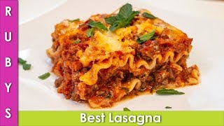 Best Lasagna Pasta Recipe in Urdu Hindi  RKK [upl. by Yelich188]