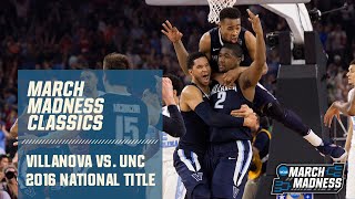 Villanova vs UNC 2016 National Championship  FULL REPLAY [upl. by Alinoel]