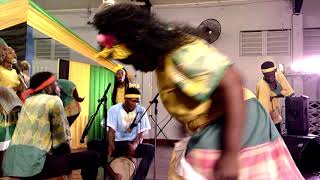 Jamaican Kumina dancing Manchioneal Cultural Group [upl. by Brogle]