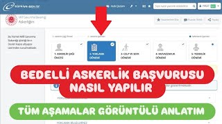 BEDELLİ ASKERLİK BAŞVURUSU NASIL YAPILIR  2025 BEDELLİ ASKERLİK BAŞVURUSU [upl. by Finer26]