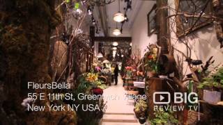 Fleurs Bella Florist Shop in New York NY offering Flower Design and Arrangement [upl. by Ishmael]