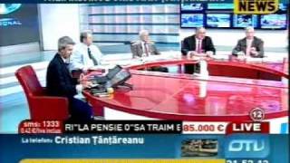 Vadim Tudor se injura cu Cristian Tantareanu la OTV  part 2of2 [upl. by Stromberg]