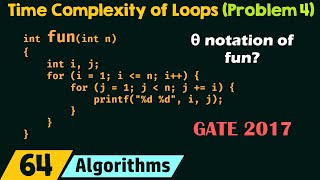 Time Complexity of Loops Solved Problem 4 [upl. by Trometer]