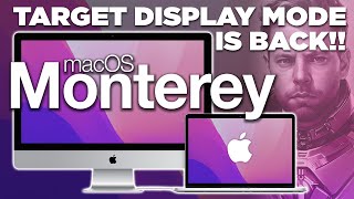 Mac OS Monterey TARGET DISPLAY MODE IS BACK legacy support for Thunderbolt 2 on older Macs OCLP [upl. by Asirrac336]