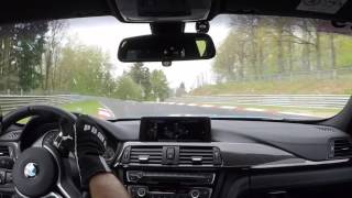 Bmw M3 F80  74674 BTG new personal best Nürburgring Nordschleife [upl. by Bhayani]