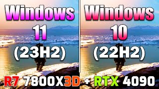 Windows 11 23H2 vs Windows 10 22H2  Is Windows 10 Still Better for Ryzen CPU for Gaming [upl. by Elwee]