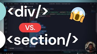 Beda DIV dan SECTION di HTML [upl. by Gram]