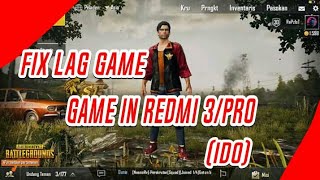 Fix Lag Game In Redmi 3Pro •Rapz [upl. by Adena]