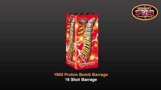 Bright Star Fireworks  1985 Proton Bomb 16 Shot Barrage [upl. by Michaeline]