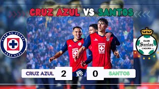 Cruz Azul vs Santos  Jornada 15  Reaccionando 20 [upl. by Asillem]