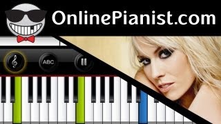 Natasha Bedingfield  Unwritten  Piano Tutorial [upl. by Tedra]