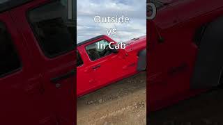 Jeep Gladiator In Cab Video on Steep Hill offroad jeepgladiator jeep overlanding fypシ゚viral [upl. by Jazmin]