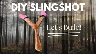 DIY WORLD CLASS SLINGSHOT Cherry Trad Natty Build [upl. by Ayit]