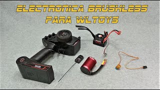 Electronica Wltoys Brushless Actualizacion [upl. by Akenn]