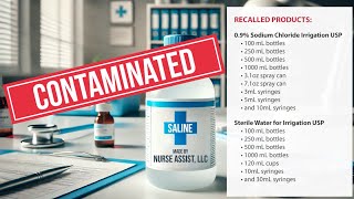 Saline solution contains deadly Vibrio vulnificus bacteria [upl. by Faber361]