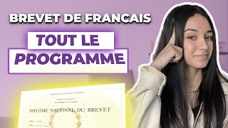 BREVET de FRANÇAIS 2024  TOUT le programme en 30 minutes [upl. by Cloe589]