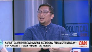 Feri Amsari Prabowo Jangan Mau Disandera oleh Partai Soal Kabinet  Political Show [upl. by Muncey]