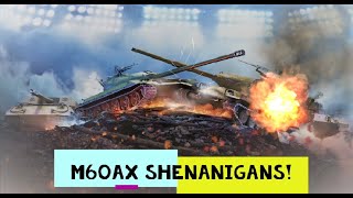 WoT Console  Cold War M60AX GameplayCommentary [upl. by Lemaj]