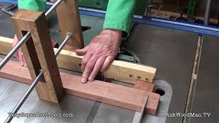 1121 Make A Step Clamp for your Miter Gauge 4 of 5 [upl. by Sahcnip]