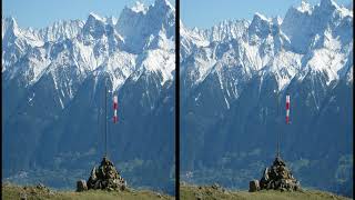 Septemberschnee in den Alpen Südtirol Prämajur  Watles 3D 4K Diaschau [upl. by Nakah]