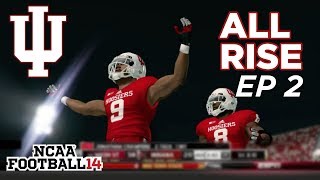 NCAA Football 14 Dynasty  Indiana Hoosiers  CANT STOP A NOSEBLEED SHOOTOUT  EP 2 [upl. by Charmion]