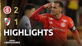 INTERNACIONAL vs RIVER PLATE  HIGHLIGHTS  CONMEBOL LIBERTADORES 2023 [upl. by Leonerd]