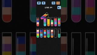 Water Color Sort Level 171 Walkthrough Solution iOSAndroid [upl. by Anaujait]