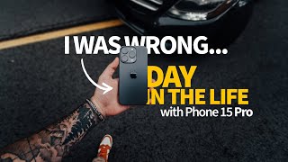 iPhone 15 Pro  Real Day in the Life ProRes LOG  Real World Test [upl. by Baerman]