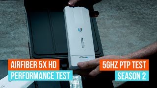 Ubiquiti AirFiber 5xHD Performance Test  ENGLISH SUBTITLES [upl. by Nyral]