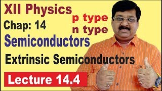 NCERT XII Physics Chap144  Extrinsic Semiconductors  p type  n type  Semiconductors [upl. by Danuloff]