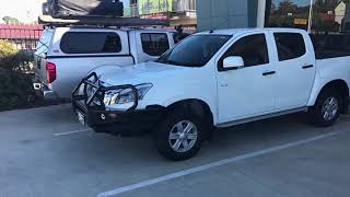 Isuzu Dmax ARB Deluxe Bull Bar [upl. by Aramenta]