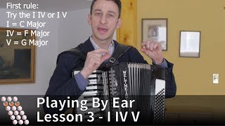 Playing By Ear  Lesson 3  Rule 1  I IV V [upl. by Sillig]