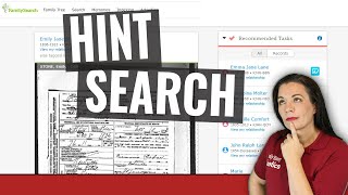 FamilySearch Record Hints  EASILY Do Genealogy Research [upl. by Weinman]