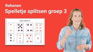 Rekenen groep 3 splitsen maak samen 10 [upl. by Gautier]