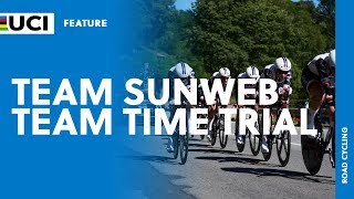 UCI Womens WorldTour  Team Sunweb Time Trial [upl. by Ubald]