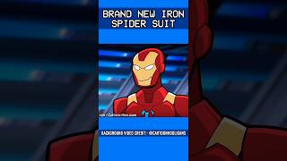 Brand new Iron spider suit😲 shorts cartoon [upl. by Nebur]