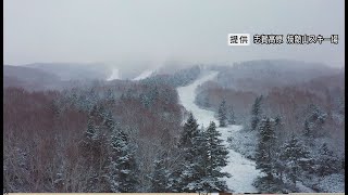 志賀高原の焼額山スキー場で3cm積雪 北アルプス爺ヶ岳でも冠雪 紅葉と雪の競演 [upl. by Karlow672]