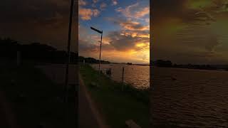 Beautiful sunset in sri lanka  sunset lovers  raw video  polonnaruwa [upl. by Nnylannej]