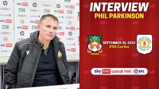 INTERVIEW  Phil Parkinson after Crewe Alexandra [upl. by Mila578]