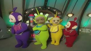 Teletubbies Tubby Custard Bubbles before the Falling Down Dance and Tubby Bye Bye US Version [upl. by Namas718]