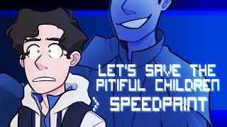 Lets Save the Pitiful Children  Be More Chill Speedpaint [upl. by Akanke]